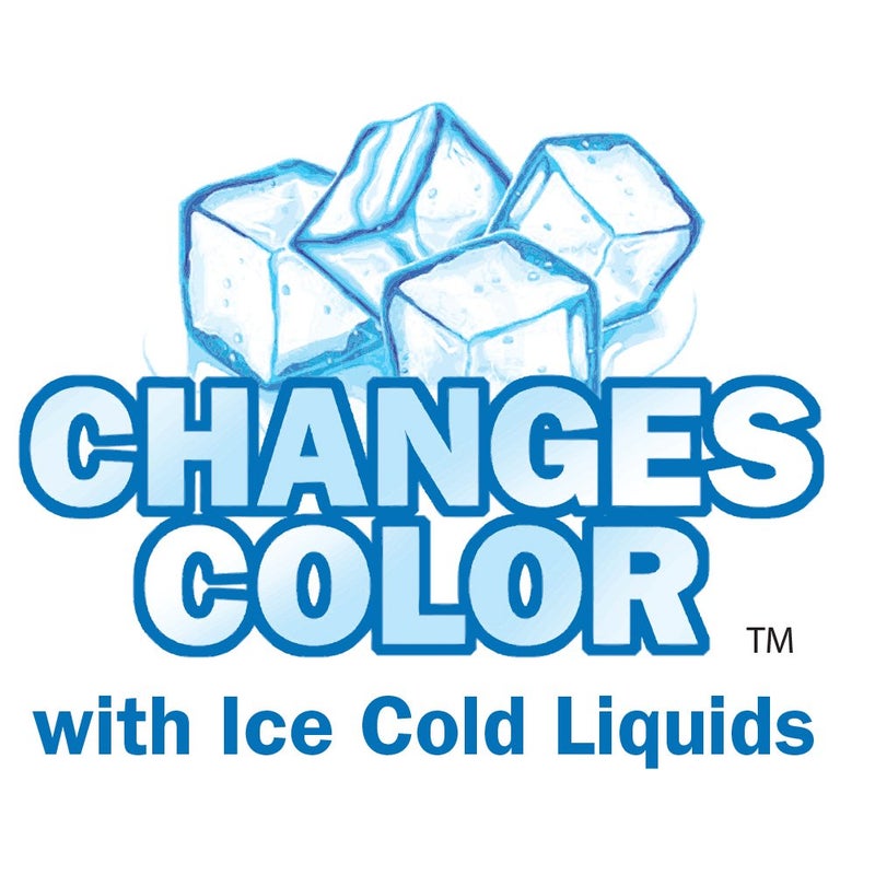 AAkron Color Changing Reusable Ice Cream Kit - 4 bowls, 4 spoons, 12 straws, 1 scoop - react to ice cold temperatures and changes from one vivid color to another â€“ MADE IN USA - Image 2